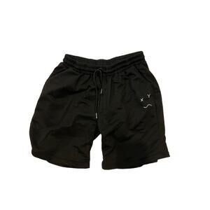 Smiley Face Black Sweatshorts Mens M